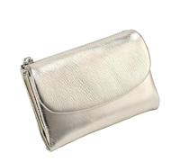 Unisex Pebble Leather Wallet, 5.3In Short Genuine Leather Coin Card Holder, Unisex Clutch Bags, Card Holder & Coin Purse (09)