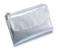 Unisex Pebble Leather Wallet, Short Genuine Leather Coin and Card Wallet, Small Wallets for Women, Suitable for Coins and Cards, #9, 5.3 x 1.1 x 3.9 inches, Modern