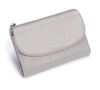 Unisex Pebble Leather Wallet, Short Genuine Leather Coin and Card Wallet, Small Wallets for Women, Suitable for Coins and Cards, #5, 5.3 x 1.1 x 3.9 inches, Modern