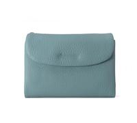 Unisex Pebble Leather Wallet, Small Wallets for Women, Unisex Clutch Bags, Can Hold Coins, Id Cards(M)
