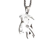 unisex Personality Men 's Motorcycle Skull Grim Reaper Pendant Necklace Gothic Jewelry