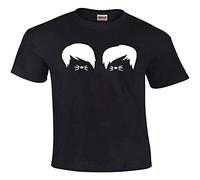 Unisex Phil and Dan Funny Printed T-Shirt Black Graphic Unisex Tee Shirt M