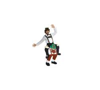 Unisex Piggy Back Bavarian Bearded Man Fancy Dress Piggyback Costume - With Stuff Your Own Legs
