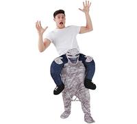 Unisex Piggy Back Mummy Fancy Dress Costume - With Stuff Your Own Legs