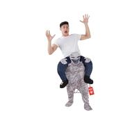 Unisex Piggy Back Mummy Fancy Dress Costume - With Stuff Your Own Legs | Padded Carry Suit with Stuff-your-own Mock Legs Included, Perfect for Halloween, Great for Fancy Dress
