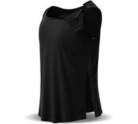 Unisex Post Shoulder Surgery Tank Tops, Side Snap Access Tear Way Sleeveless Shirts, Recovery Tear Away T-Shirt, Black, S