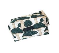 Unisex Printed Makeup Bag with Multiple Compartments and Vibrant Colors Cosmetic Bag Fit Different Season Outfits Mushroom Makeup Unisex Toiletry Cosmetics Case Large Capacity Case Trendy Printed