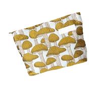 Unisex Printed Makeup Bag with Multiple Compartments and Vibrant Colors Cosmetic Bag Fit Different Season Outfits Mushroom Makeup Unisex Toiletry Cosmetics Case Large Capacity Case Trendy Printed