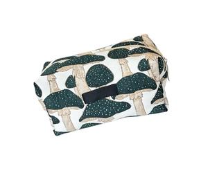 Unisex Printed Makeup Bag with Multiple Compartments and Vibrant Colors Cosmetic Bag Fit Different Season Outfits Mushroom Makeup Unisex Toiletry Cosmetics Case Large Capacity Case Trendy Printed