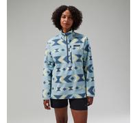 Unisex Prism Printed Trango Half Zip Fleece Blue