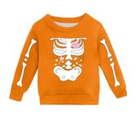 Unisex Pumpkin Spice Hoodie - Cozy Crewneck Pullover Sweatshirt, Cute Autumn Graphic Orange