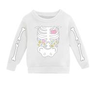 Unisex Pumpkin Spice Hoodie - Cozy Crewneck Pullover Sweatshirt, Cute Autumn Graphic White