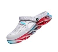 Unisex PVC Beach Clogs Size 3.5-8.5 with Holes and Non Slip Sole Slip On Women'S and Men'S Clogs & Mules Comfort Casual Outdoor Shoes Summer Lightweight Sandals for Work,Garden,Pool Beach, School