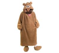 Unisex Pyjamas with Animal Suits Adult Onesie Sleepwear Homewear with Hood Loungewear Winter Warm Soft Lightweight Christmas Pyjama Set Carnival Halloween New Year Plus Size Hoodie