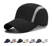 Unisex Quick Dry Baseball Caps Breathable Mesh Sports Cap Adjustable Summer Sun Hat Outdoor Running Caps for Men Women Soft Lightweight Sun Protection Cap for Hiking Running Climbing Fishing Camping