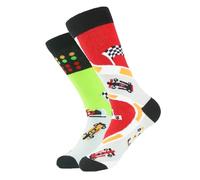 Unisex Racing Car Race Track Odd Socks One Size UK 6-10 EU 40-45