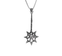 unisex Retro Gothic Devil Magic Scepter Pendant Sun God Weapon Necklace Men's Punk Hip Hop Trend Amulet Jewelry Accessories Jewelry Accessories
