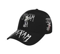 Unisex Rock Band A.M. Sixx Baseball Cap Full-Coverage Printed Stylish Curved Brim Cap All-Season Essential for Every Adventure Multicoloured One Size