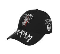 Unisex Rock Band A.M. Sixx Baseball Cap Full-Coverage Printed Stylish Curved Brim Cap All-Season Essential for Every Adventure Multicoloured One Size