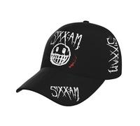 Unisex Rock Band A.M. Sixx Baseball Cap Full-Coverage Printed Stylish Curved Brim Cap All-Season Essential for Every Adventure Casual and Versatile Multicoloured One Size