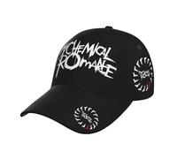 Unisex Romance Rock Band My Chemical Baseball Cap fishionable Sun Hat Adjustable Lightweight Blocks UV Rays idea for Daily Sports Outdoor Activities and Travel.