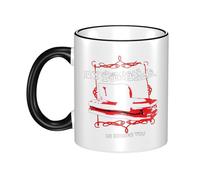 Unisex Romance Rock Band My Chemical Ceramic Coffee Mug 330ML Tea Cup Colorful Premium Cup for Men and Women at Home Office Travel or on Birthday Occasions