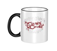 Unisex Romance Rock Band My Chemical Ceramic Coffee Mug 330ML Tea Cup Colorful Premium Cup for Men and Women at Home Office Travel or on Birthday Occasions