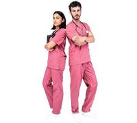 Unisex Scrubs Uniforms Set- Medical Uniforms & Scrubs, Soft And Comfortable Fit Nurse Scrubs, Breathable Fabric, Multiple Pockets, Elastic Waist, Lightweight Professional Work Wear Clothing