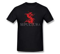 Unisex Sepultura Men's T-Shirts Graphic Short Sleeve Tee Tops T Shirt Black