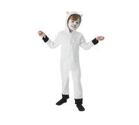 Unisex Sheep Farm Animal Lamb Zoo Nativity Xmas Fancy Dress Kids Costume