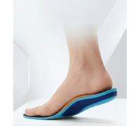 Unisex Shoe Insoles, Arch Support Air Cushion Heel Shock Absorbing High Elastic Height Increase Sports Insoles, Blue, 5-7 25cm