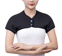 Unisex Shoulder Warming Pad Neck Heat Wrap Warm Shoulder Protector Plush Shoulder Shawl Cape Women Head Wrap for Winter UK Clearance #1_B