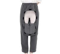 Unisex Side Zipper Bedridden Patient Clothing Incontinence Pants Rehabilitation Trouser Paralysis Clothing Urine Bag Pants for Paralysis Long Time Bedridden Wheelchair(M)