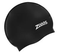 Unisex Silicone Swimming Cap, Black, One Size UK