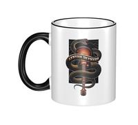 Unisex Skynyrd Rock Band Lynyrd Ceramic Coffee Mug 330ML Tea Cup Colorful Premium Cup for Men and Women at Home Office Travel or on Birthday Occasions