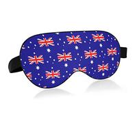 Unisex Sleep Eye Mask Australia Flag Pattern Night Sleeping Mask Comfortable Eye Sleep Shade Cover