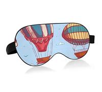 Unisex Sleep Eye Mask Comic hot air Balloon Night Sleeping Mask Comfortable Eye Sleep Shade Cover