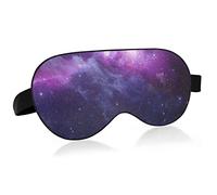 Unisex Sleep Eye Mask Cosmic Purple Aurora Galaxy Night Sleeping Mask Comfortable Eye Sleep Shade Cover