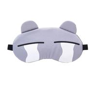 Unisex Sleep Eye Mask, Cute Design, Light-Blocking and Breathable, Relieves Eye Fatigue, Suitable for Travel(Tears Gray)