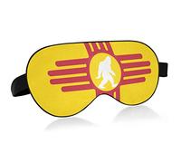 Unisex Sleep Eye Mask Flag New Mexico bigf oot Night Sleeping Mask Comfortable Eye Sleep Shade Cover