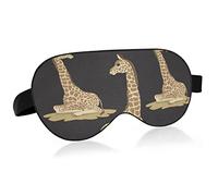 Unisex Sleep Eye Mask Funny Giraffe Yoga Night Sleeping Mask Comfortable Eye Sleep Shade Cover