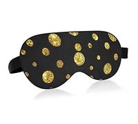 Unisex Sleep Eye Mask Glitter dots Night Sleeping Mask Comfortable Eye Sleep Shade Cover