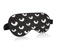 Unisex Sleep Eye Mask Halloween Scary Black Eyes Night Sleeping Mask Comfortable Eye Sleep Shade Cover