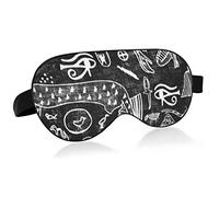 Unisex Sleep Eye Mask Hieroglyphics All See Eye Egypt King Night Sleeping Mask Comfortable Eye Sleep Shade Cover
