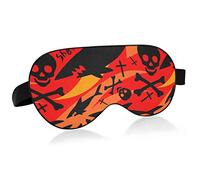 Unisex Sleep Eye Mask Hipster Shark Skull Bye Night Sleeping Mask Comfortable Eye Sleep Shade Cover