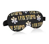 Unisex Sleep Eye Mask I fix Stupid EMT rn Night Sleeping Mask Comfortable Eye Sleep Shade Cover