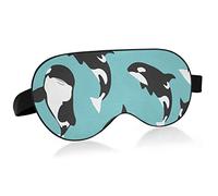 Unisex Sleep Eye Mask Killer Whale Shark Night Sleeping Mask Comfortable Eye Sleep Shade Cover
