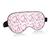Unisex Sleep Eye Mask Love Faith Breast Cancer Night Sleeping Mask Comfortable Eye Sleep Shade Cover