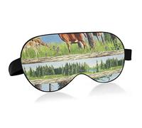 Unisex Sleep Eye Mask Oh Deer Funny elk Art Night Sleeping Mask Comfortable Eye Sleep Shade Cover
