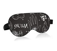 Unisex Sleep Eye Mask Ouija cat Halloween Pattern Night Sleeping Mask Comfortable Eye Sleep Shade Cover
